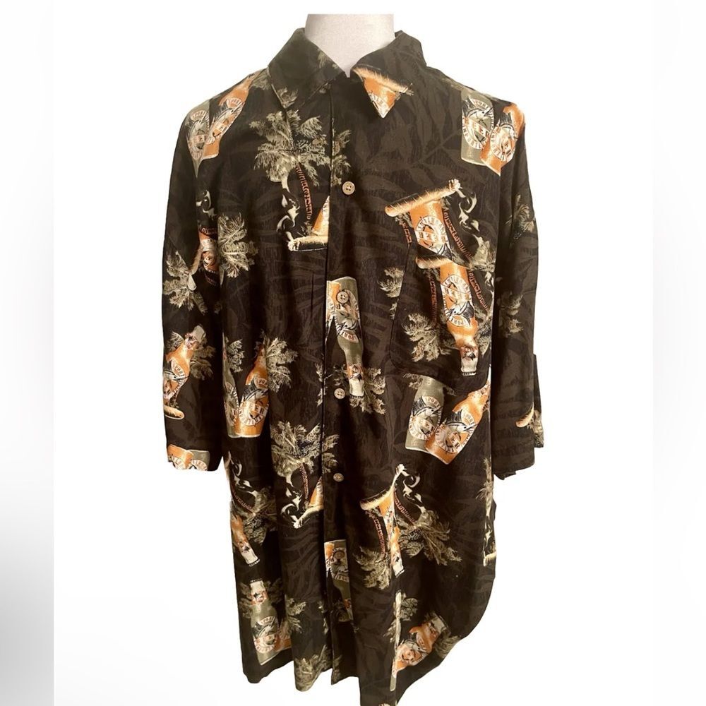 COPY - Puritan Hawaiian shirt tropical Sport Beer drink Resort Beach men’s L